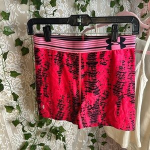 UNDER ARMOUR Women’s Pink and Black Spandex